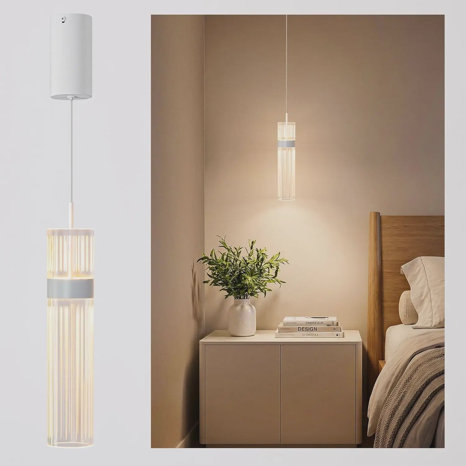 Moderne Cilinder Hanglamp - Verstelbare Kleurtemperatuur (3000K-6500K)