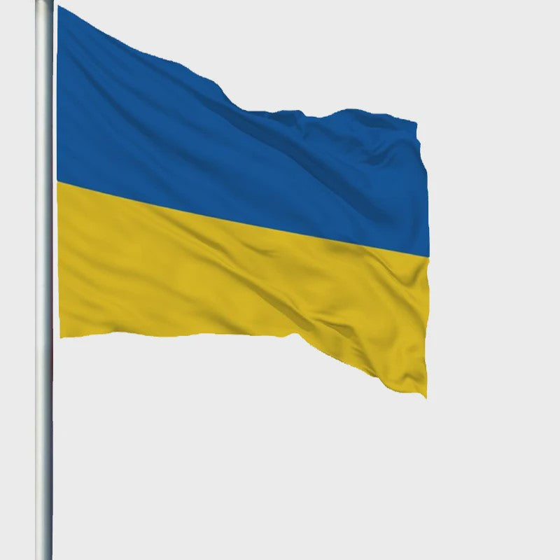 5x Oekraïense Vlag 90x150cm - Nationale Vlag van Oekraïne