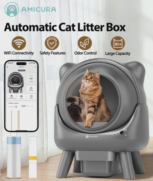 Automatische Kattenbak X1 Zelfreinigend met App Bediening & 10-Laags Veiligheidssysteem