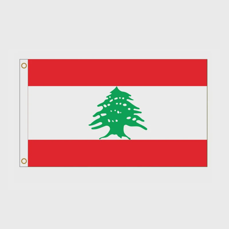 Libanon Vlag 90x150cm - Nationale Vlag & Decoratie Banner