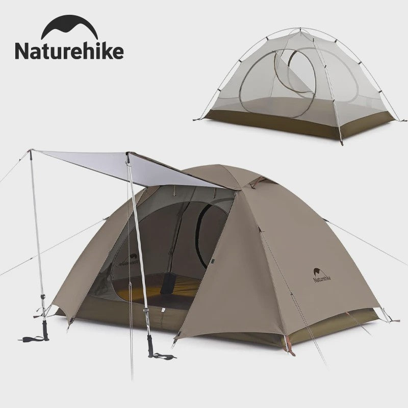 Naturehike Cloud River 2-3 Persoons Tent: Lichtgewicht, Waterdicht & UV-beschermend Kampeeravontuur