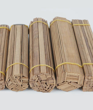 Bamboe Houten Stokjes - DIY Bouwmodel Materiaal voor Ambachten, Meubels en Lantaarns