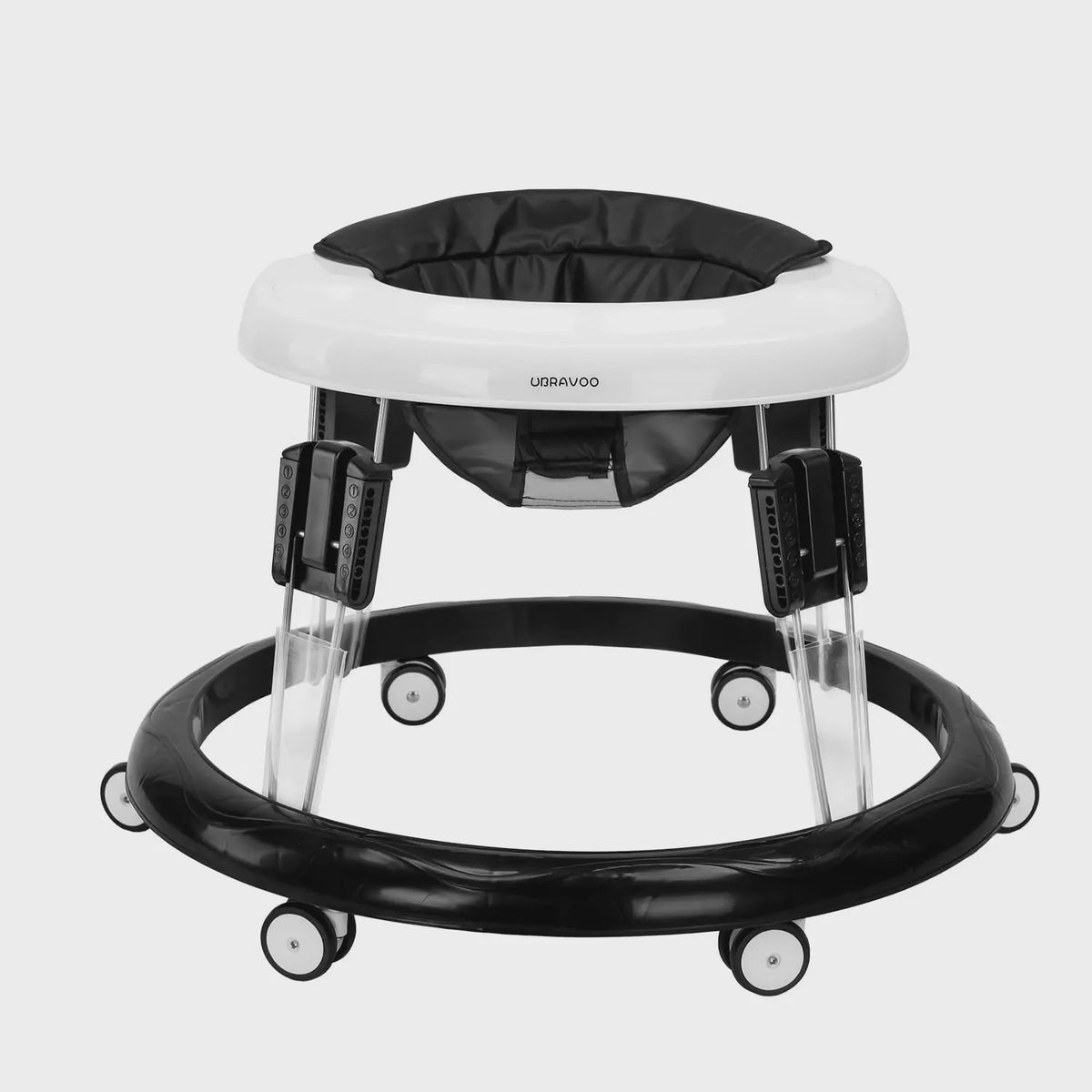 Verstelbare Baby Loopwagen met Afneembare Tray - Veilig en Opvouwbaar voor Kinderen 6-18 Maanden