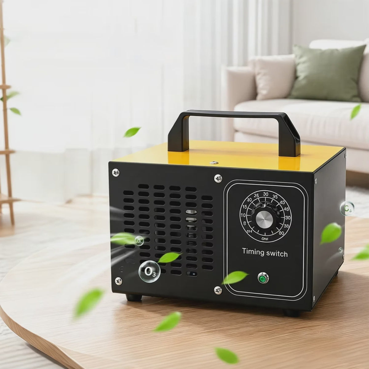 Ozon Generator 60000mg/h - Luchtzuiveraar voor Huis, Auto & Kantoor
