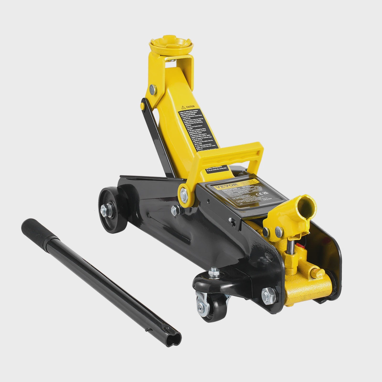 SucceBuy 2 Ton Hydraulische Garagekrik - Laag Profiel & Zwaar Uitvoering
