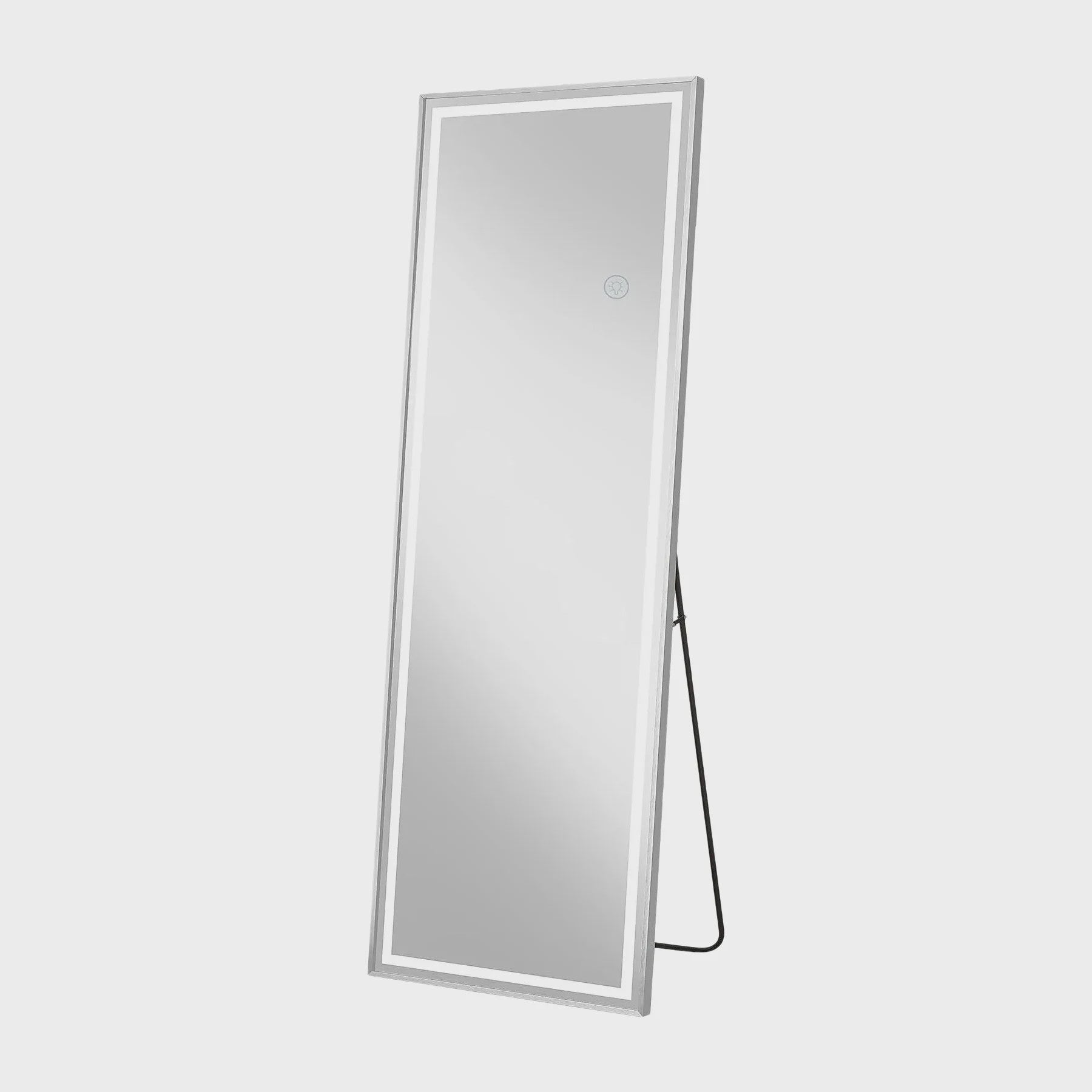 Staande Spiegel met LED Verlichting (160x50 cm) - Dimbare Helderheid & 3 Kleurtemperaturen