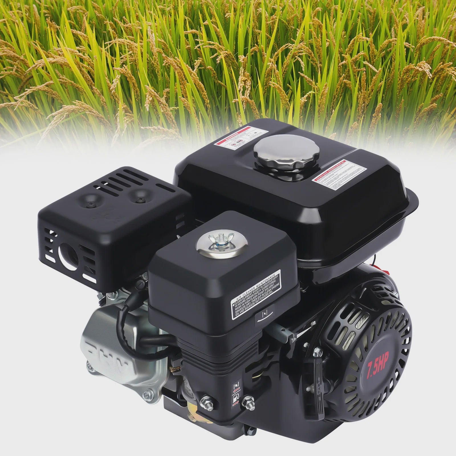 Krachtige Benzine Motor 7.5 PK - Slijtvast & Draagbaar voor Agrarisch Gebruik