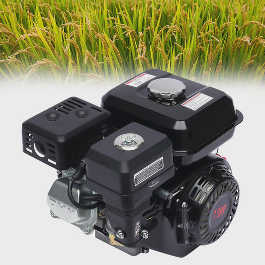 Krachtige Benzine Motor 7.5 PK - Slijtvast & Draagbaar voor Agrarisch Gebruik