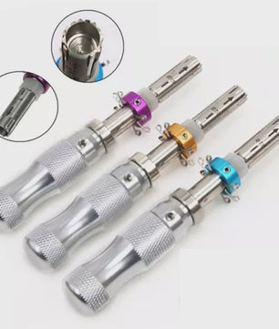 3-delige Tubular Lock Pick Set - Roestvrij Staal - 7-Pin Sloten