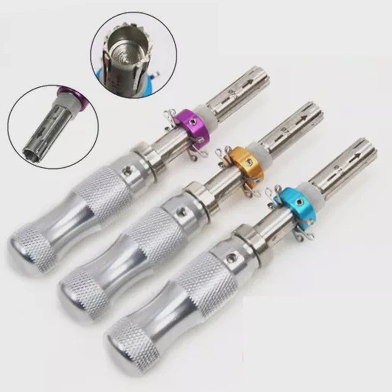 3-delige Tubular Lock Pick Set - Roestvrij Staal - 7-Pin Sloten