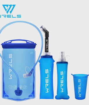 Opvouwbare Siliconen Waterfles 500ml met Rietje - BPA-vrij voor Sport & Reizen