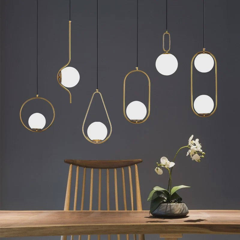 Moderne LED Hanglamp Goud Zwart Metaal Kooi Design - Sfeervolle Verlichting