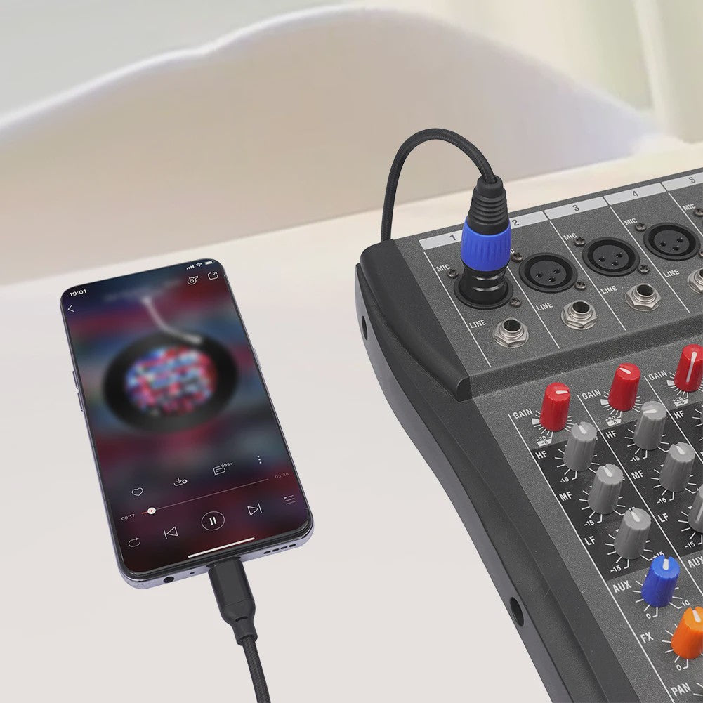 USB-C naar XLR Kabel - Hoogwaardige Audio-overdracht voor Versterkers, Speakers en Mixers