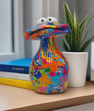 Karakteristieke Kikker Resin Figuur - Vrolijke Decoratie voor Huis, Kerst & Halloween