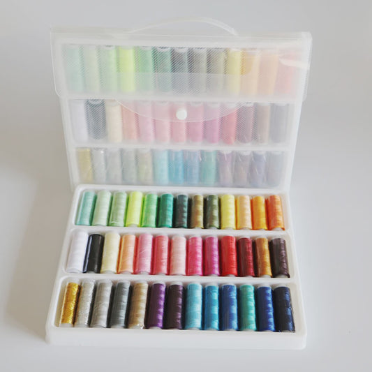 Grote Set Naaigaren in Diverse Kleuren - 36/39 Kleuren Polyester Garen voor Hand en Machine