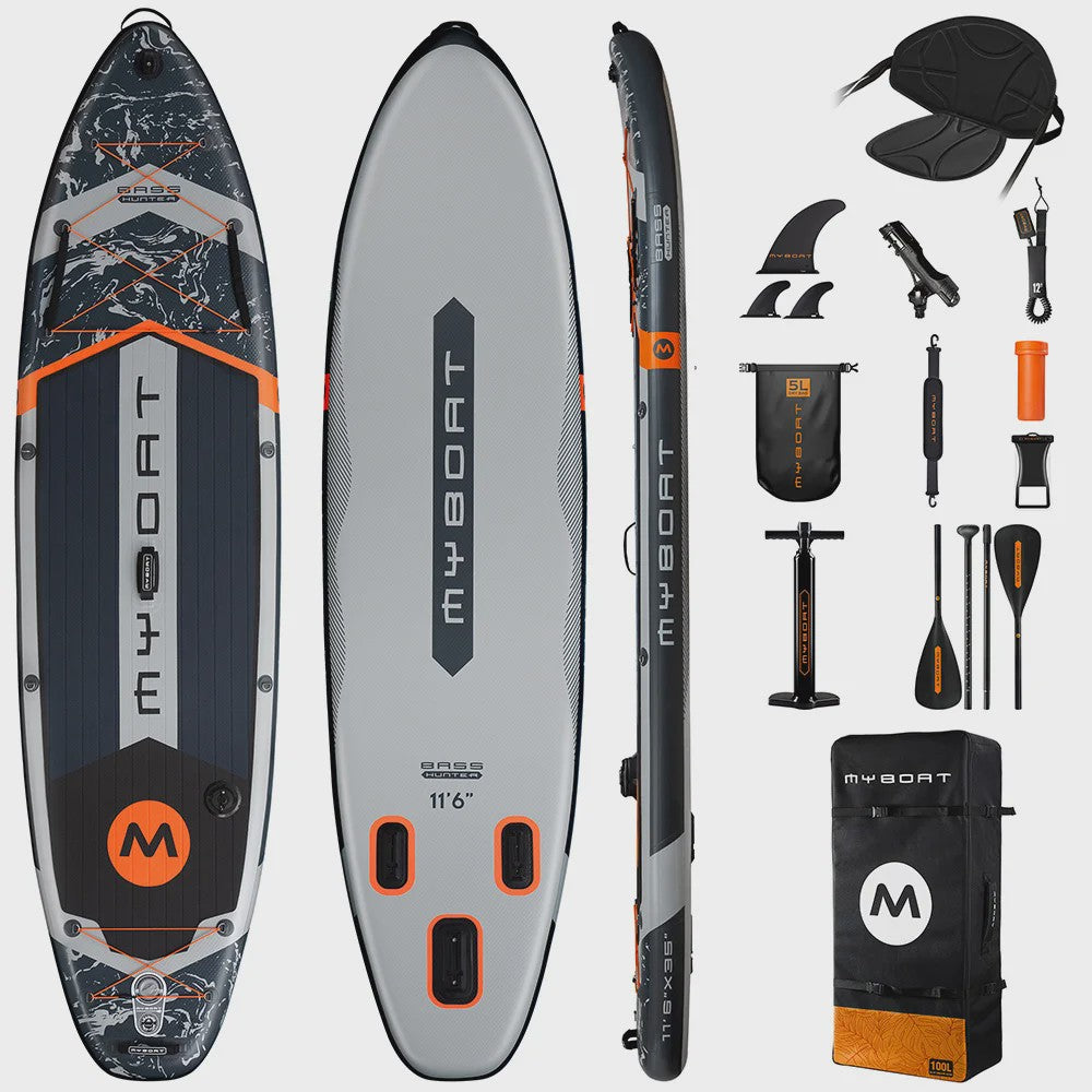 Myboat Opblaasbaar SUP Board 11'6'' Extra Breed - Ideaal voor Vissen & Staand Peddelen