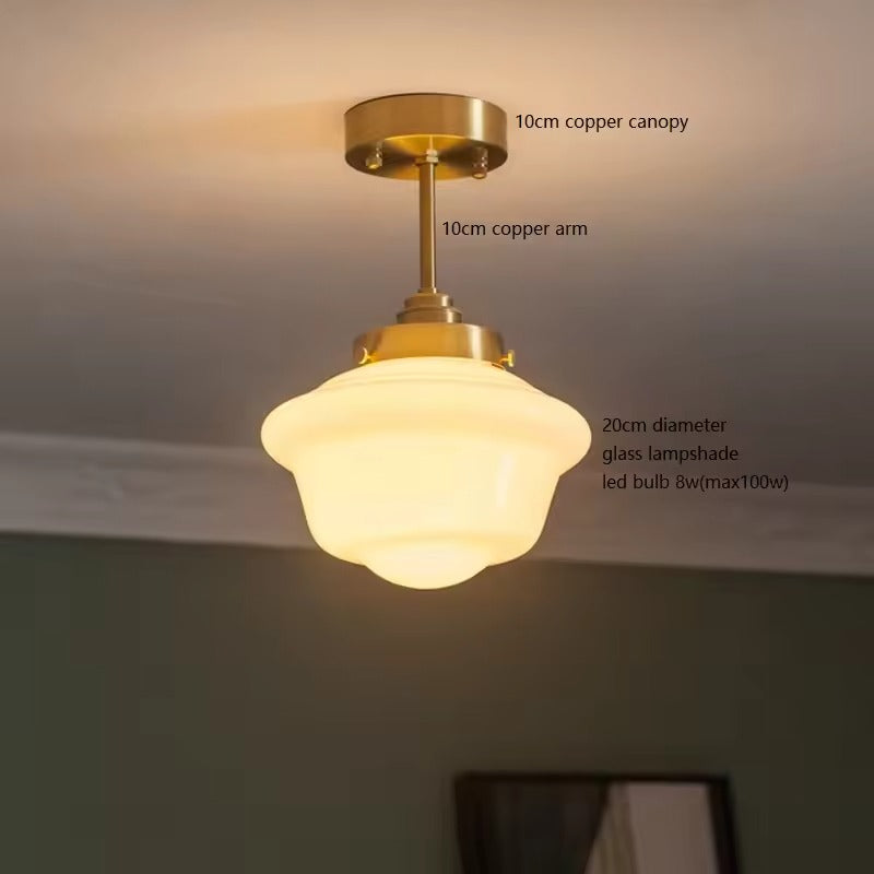 Japanse Glazen Hanglamp – Minimalistisch Nordic Design – LED E27 – Verstelbaar Snoer 200 cm – Sfeervolle Interieurverlichting