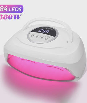 380W UV LED Nagel Lamp - 84 LEDs, Snellrogend & Automatische Sensor