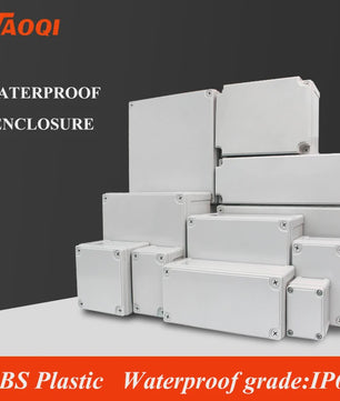 Waterproof Plastic Enclosure Box Electronic Electrical Project Box ABS Outdoor Junction Box Housing IP67 Project Instrument Case