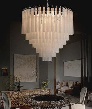 Nordic Murano Glas Plafondlamp - Stijlvolle Hanglamp voor Woonkamer, Eetkamer & Slaapkamer