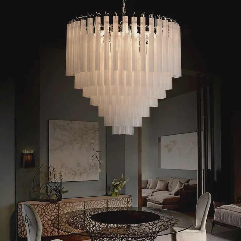 Nordic Murano Glas Plafondlamp - Stijlvolle Hanglamp voor Woonkamer, Eetkamer & Slaapkamer