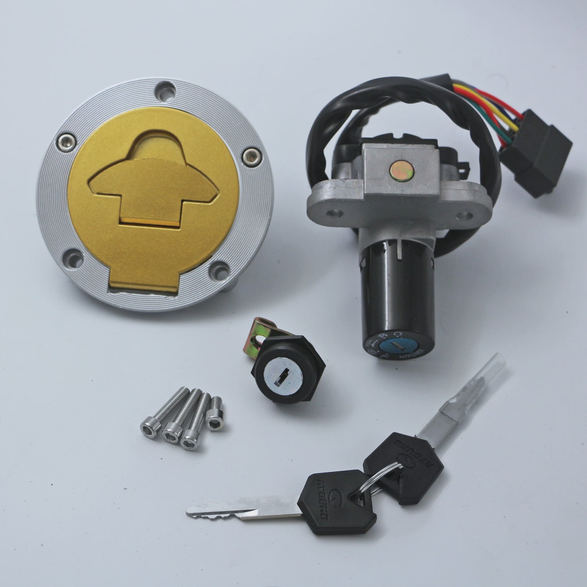 Contactslot & Tankdop Set voor Ducati ST2/ST4 en Cagiva Mito 125