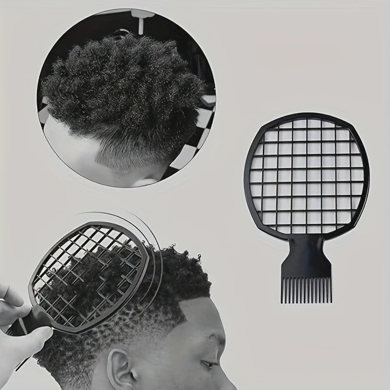 Afro Twist Haar Kam - Duurzame Grid Mesh Styling Tool voor Krullend en Kroeshaar