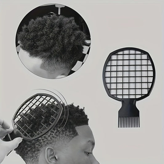 Afro Twist Haar Kam - Duurzame Grid Mesh Styling Tool voor Krullend en Kroeshaar