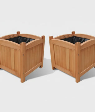 Houten Verhoogde Plantenbak 30x30x30 cm - Stevig Hout voor Tuin & Terras