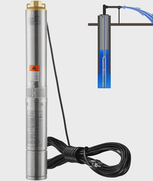 SucceBuy Dompelpomp RVS - Krachtige Waterpomp voor Diepe Putten & Irrigatie