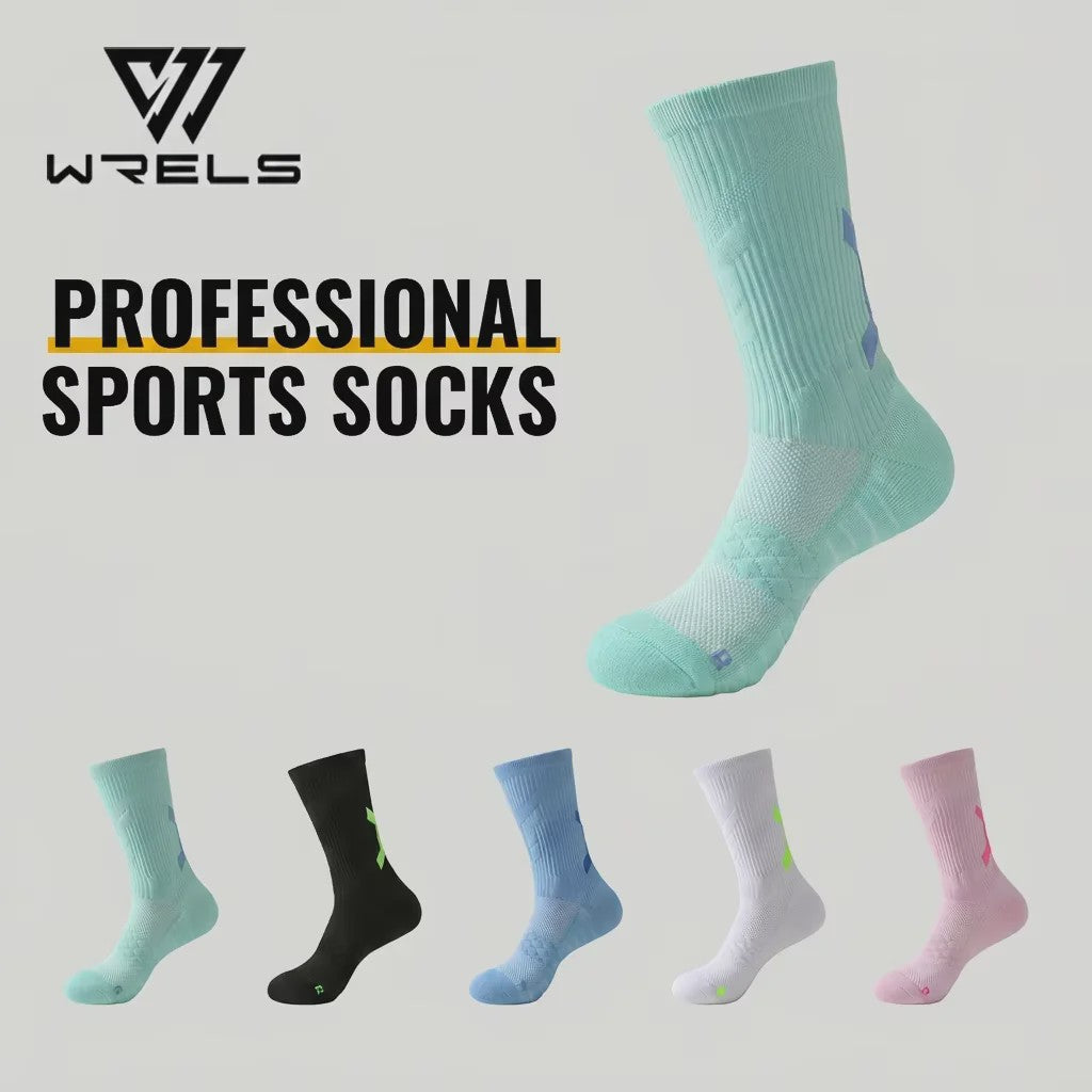 Professionele Sportsokken: Vochtafvoerend, Ademend & Compressie voor Basketbal, Hardlopen & Sport