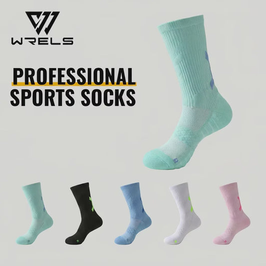 Professionele Sportsokken: Vochtafvoerend, Ademend & Compressie voor Basketbal, Hardlopen & Sport