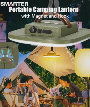 Oplaadbare Camping LED Lamp met Magneet & Haak - Sterk Licht & Draagbaar
