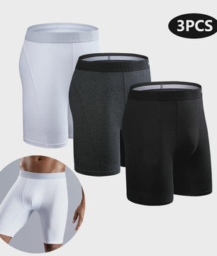 Set van 3 Heren Long Boxershorts - Comfortabel Katoen