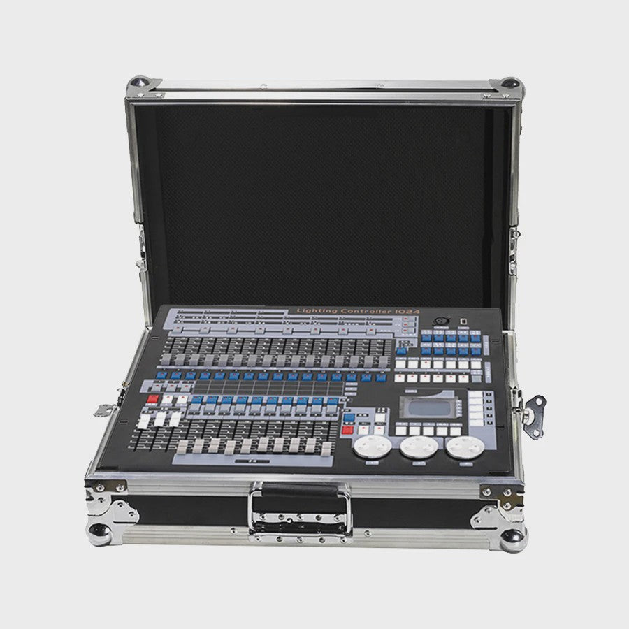 Professionele DMX 512 Lichtcontroller Console met Flight Case - 1024 Kanalen
