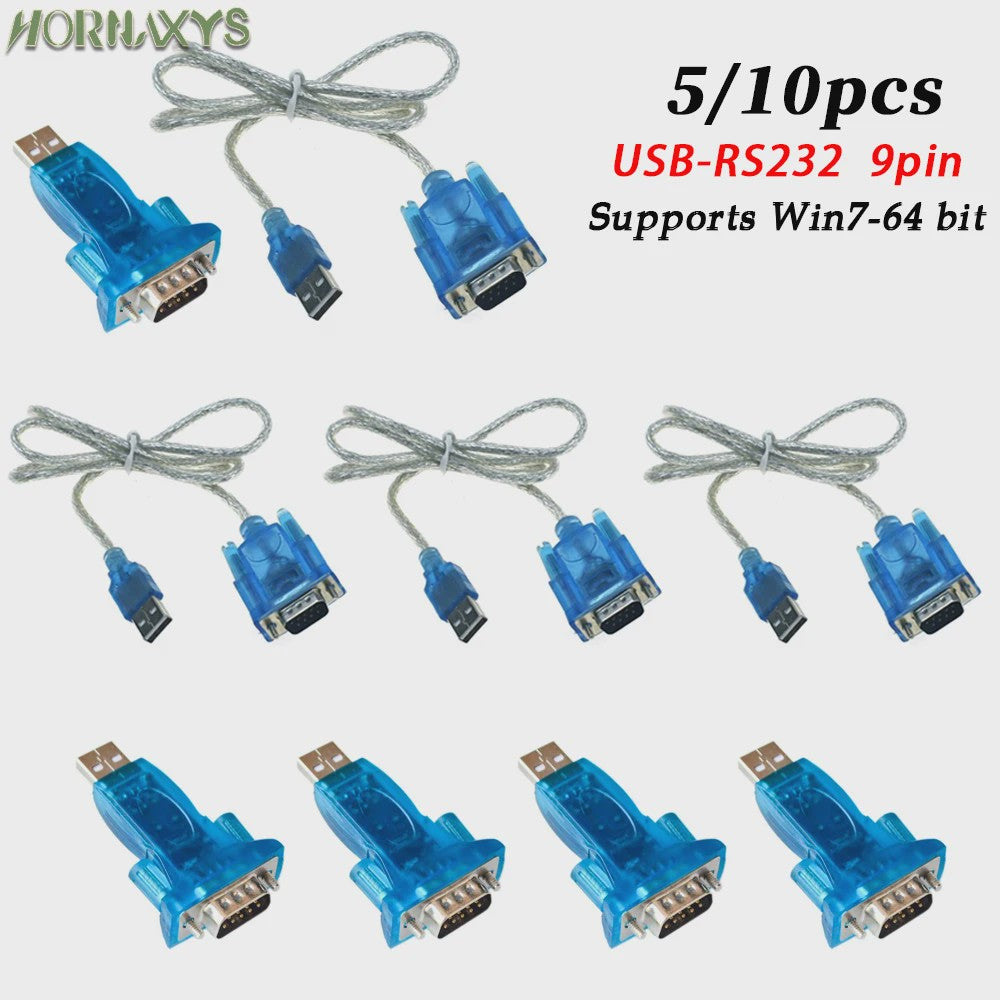 USB naar RS232 Seriële COM Poort Adapter (9-pin DB9) - CH340 Chip, WIN11 Compatibel