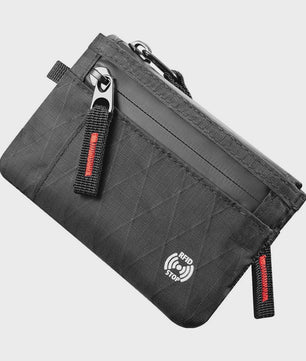 Ultra-dunne RFID Portemonnee met Rits - Anti-diefstal Kaarthouder Unisex