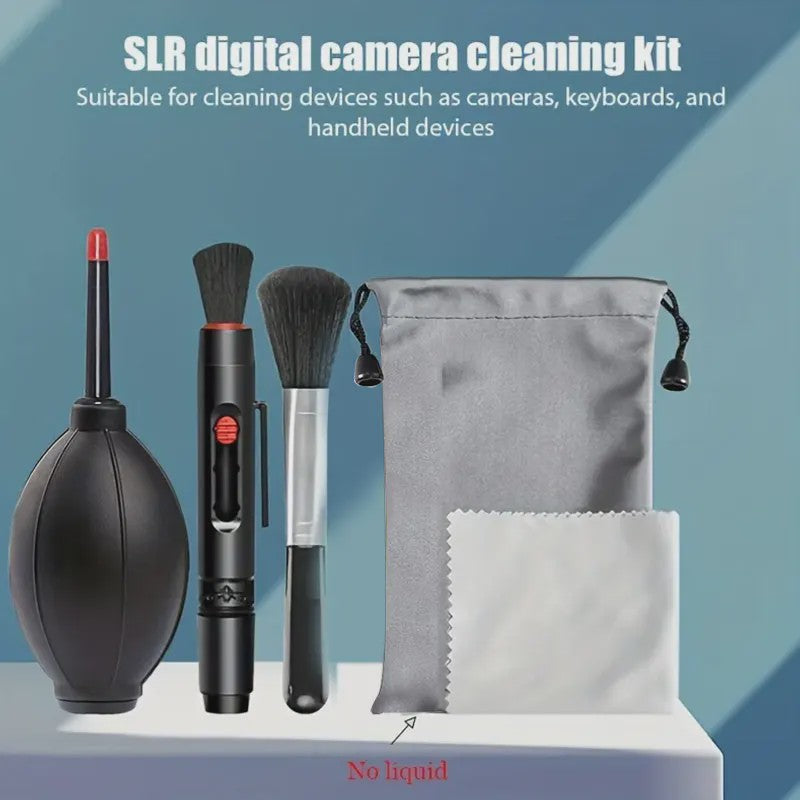 Complete Reinigingsset voor Digitale Camera's, Lenzen en Laptops