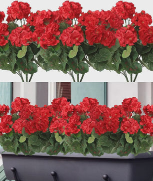 Zijden Begonia Kunstbloem - UV-bescherming voor Buiten & Binnen Decoratie