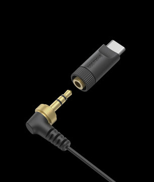 USB-C naar 3.5mm Jack Adapter voor Lavalier Microfoon - Draadloze Zender Audio-opname