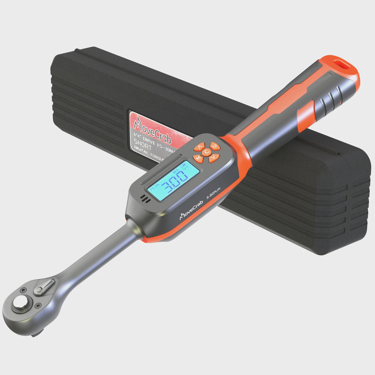 Digitale Momentsleutel MOVECRAB 1-340 Nm met LED/Zoemer Alarm & Hoge Precisie