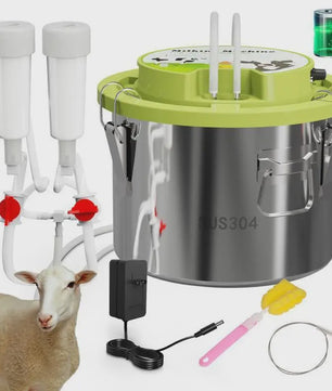 Automatische Melkmachine voor Koeien en Schapen - 8L RVS met Pulsatie