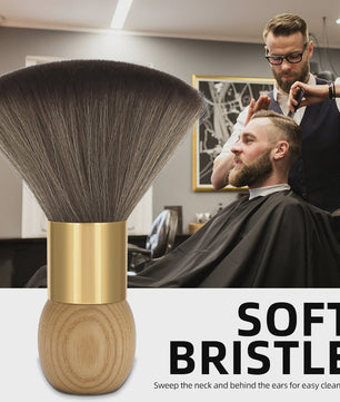 Zachte Salon Borstel met Houten Handvat - Anti-Statisch en Comfortabel