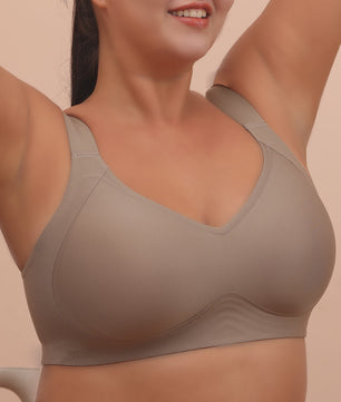 Big breasted sleeping bra for women 6XL without steel rims gathered without scars plus size vest yoga exercise anti sagging bra
