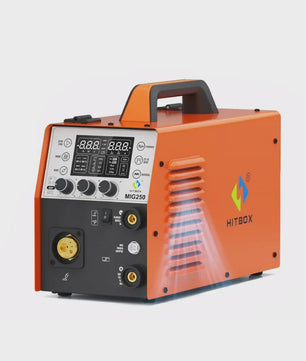 HITBOX MIG250 6-in-1 Lasapparaat: MIG, MMA, TIG, Aluminium & Pulse