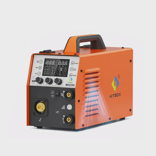 HITBOX MIG250 6-in-1 Lasapparaat: MIG, MMA, TIG, Aluminium & Pulse