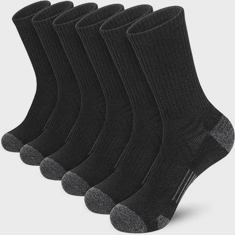 5 Paar Hoge Kwaliteit Heren Sportsokken - Comfortabel & Zacht voor Fietsen, Hardlopen & Outdoor