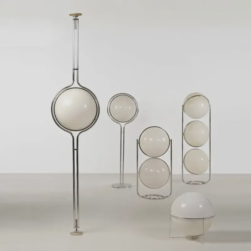 Moderne Witte Acryl Ronde LED Vloerlamp voor Woonkamer & Slaapkamer