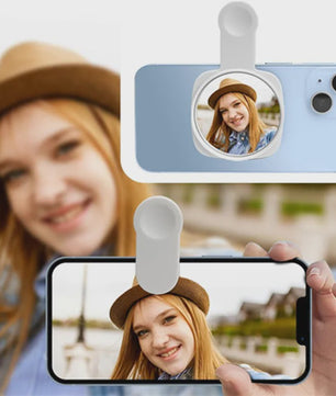 Universele Selfie Spiegel Clip Kit voor Smartphone Camera - Perfect voor Vlogs & Foto's
