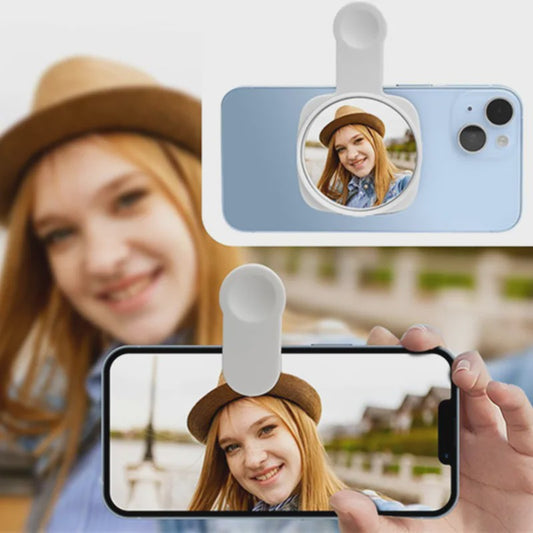 Universele Selfie Spiegel Clip Kit voor Smartphone Camera - Perfect voor Vlogs & Foto's